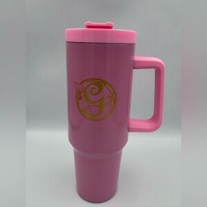 Wicked Glinda Pink Stainless Steel Tumbler Universal Studios No Straw